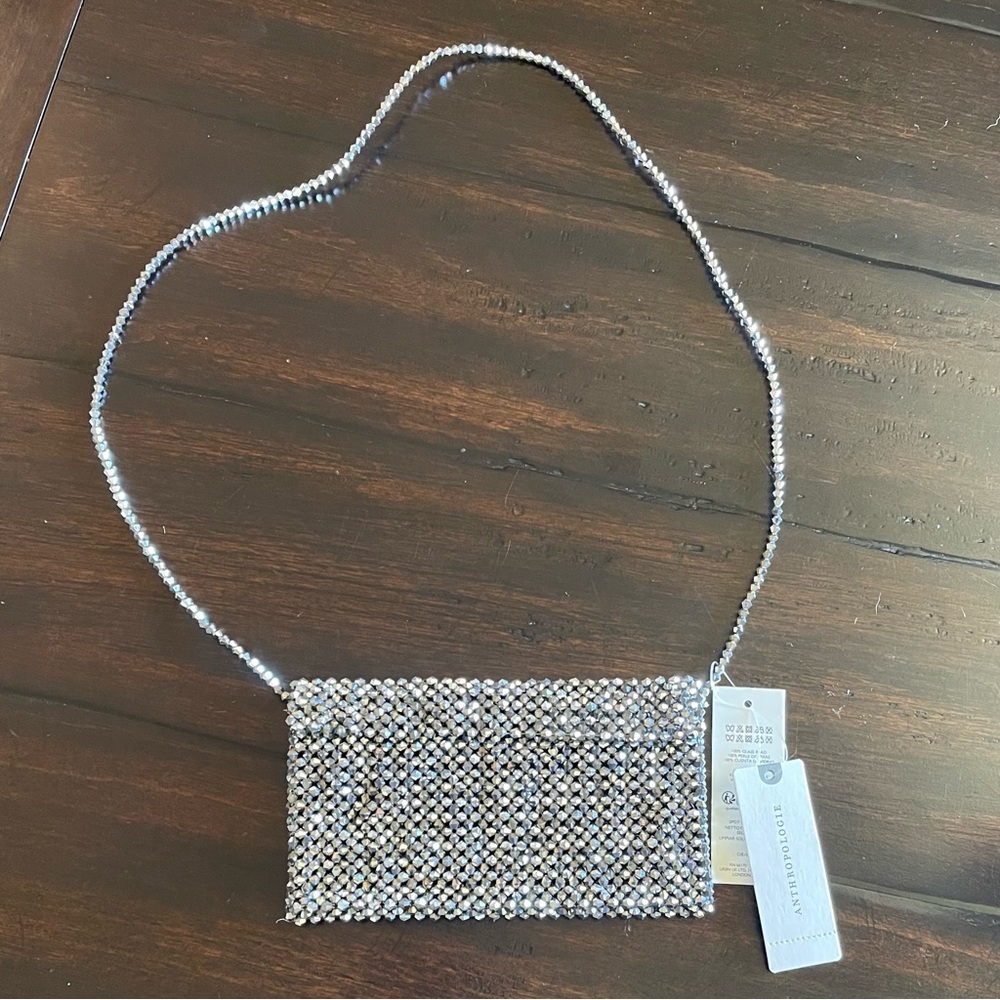 Anthropology Beaded Party Shoulder Bag - Picture 3 of 6